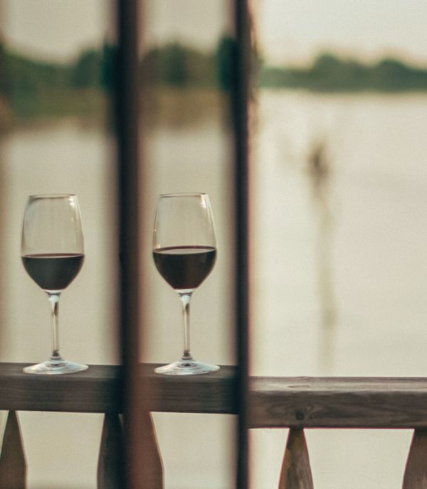 Verres de vins au Château Rauzan Ségla Rive Gauche