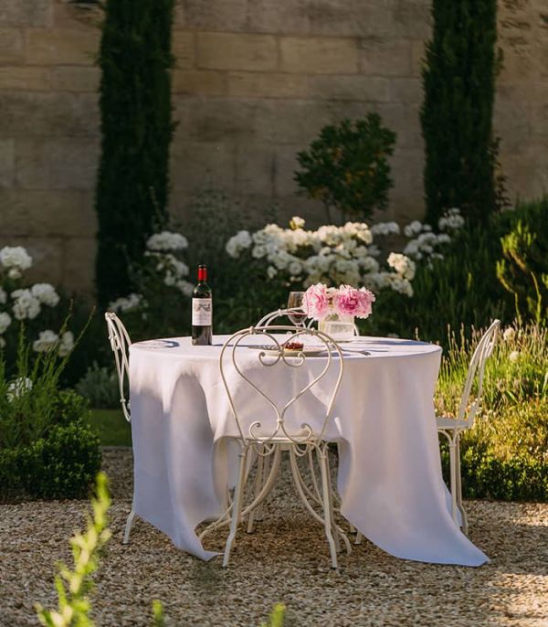 Dresser la table au Château Canon